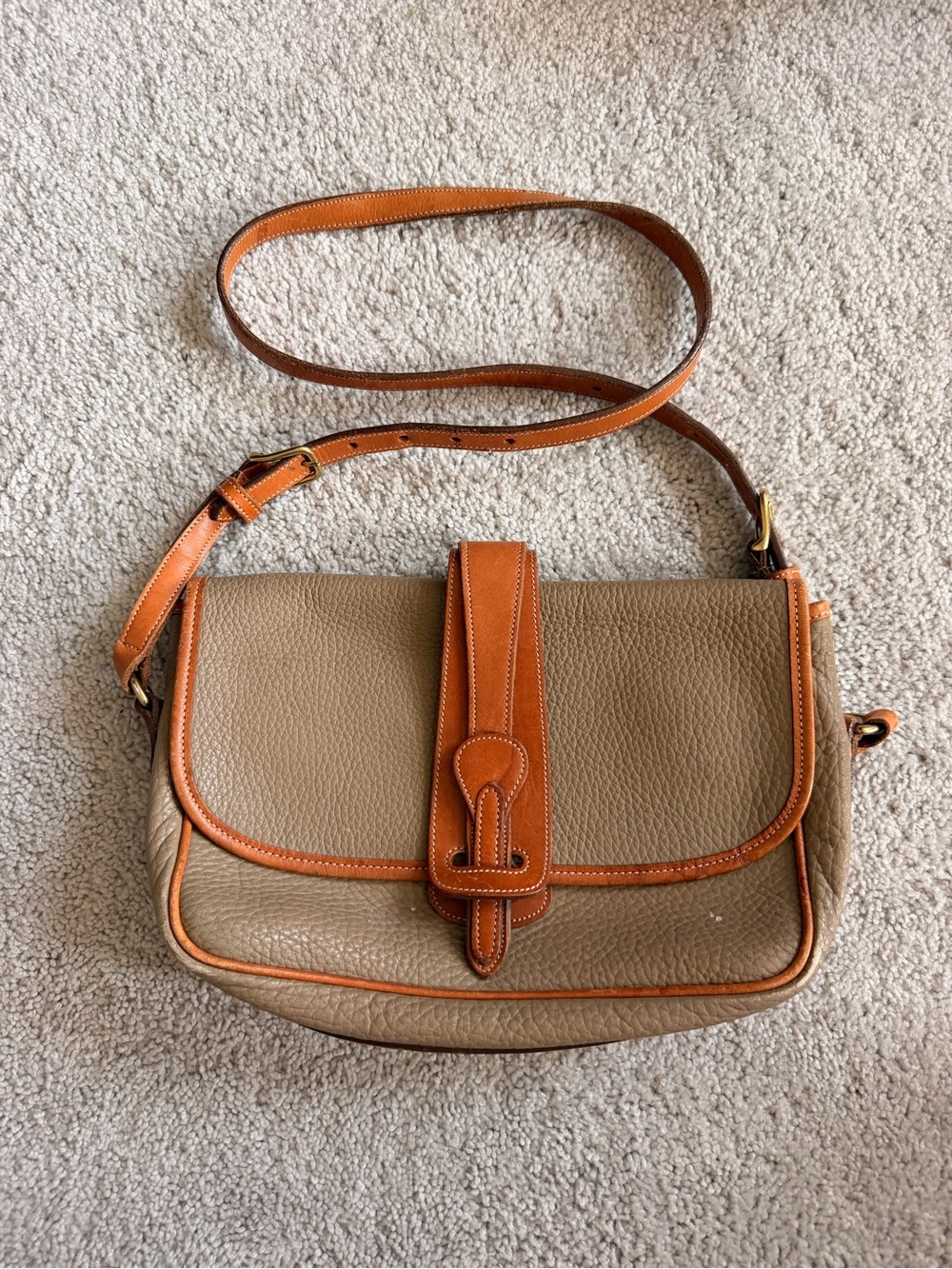 Vintage Dooney & Bourke All Weather Leather Crossbody